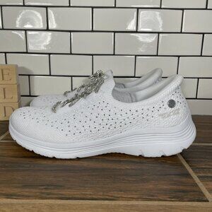 Skechers Slip-ins Martha Stewart Bedford Cherished Dream Womens 11 White Shoes